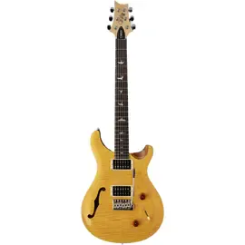 Электрогитара полуакустическая PRS 2023 SE Custom 22 Semi-Hollow Electric Guitar, Santana Yellow w/ Gig Bag