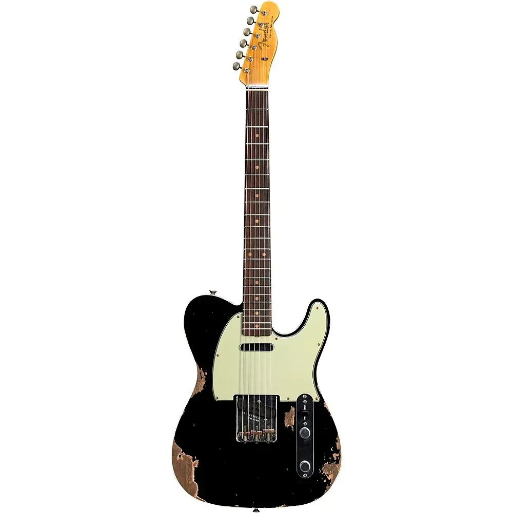 Электрогитара Fender Custom Shop 1960 Telecaster Time Machine Custom Heavy Relic Aged Black