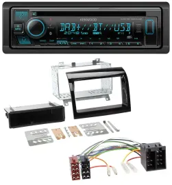 Kenwood Bluetooth DAB CD MP3 USB Autoradio für Peugeot Boxer Citroen Jumper Fiat