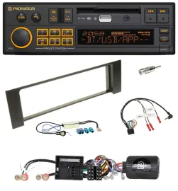 Автомагнитола для Audi A4 B6 (2000–2004) Pioneer DAB, Bluetooth, USB, поддержка кнопок на руле, разъём Quadlock
