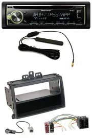 Pioneer MP3 USB CD DAB AUX Autoradio für Hyundai i20 08-11 Rubber-Touch Ablagefa