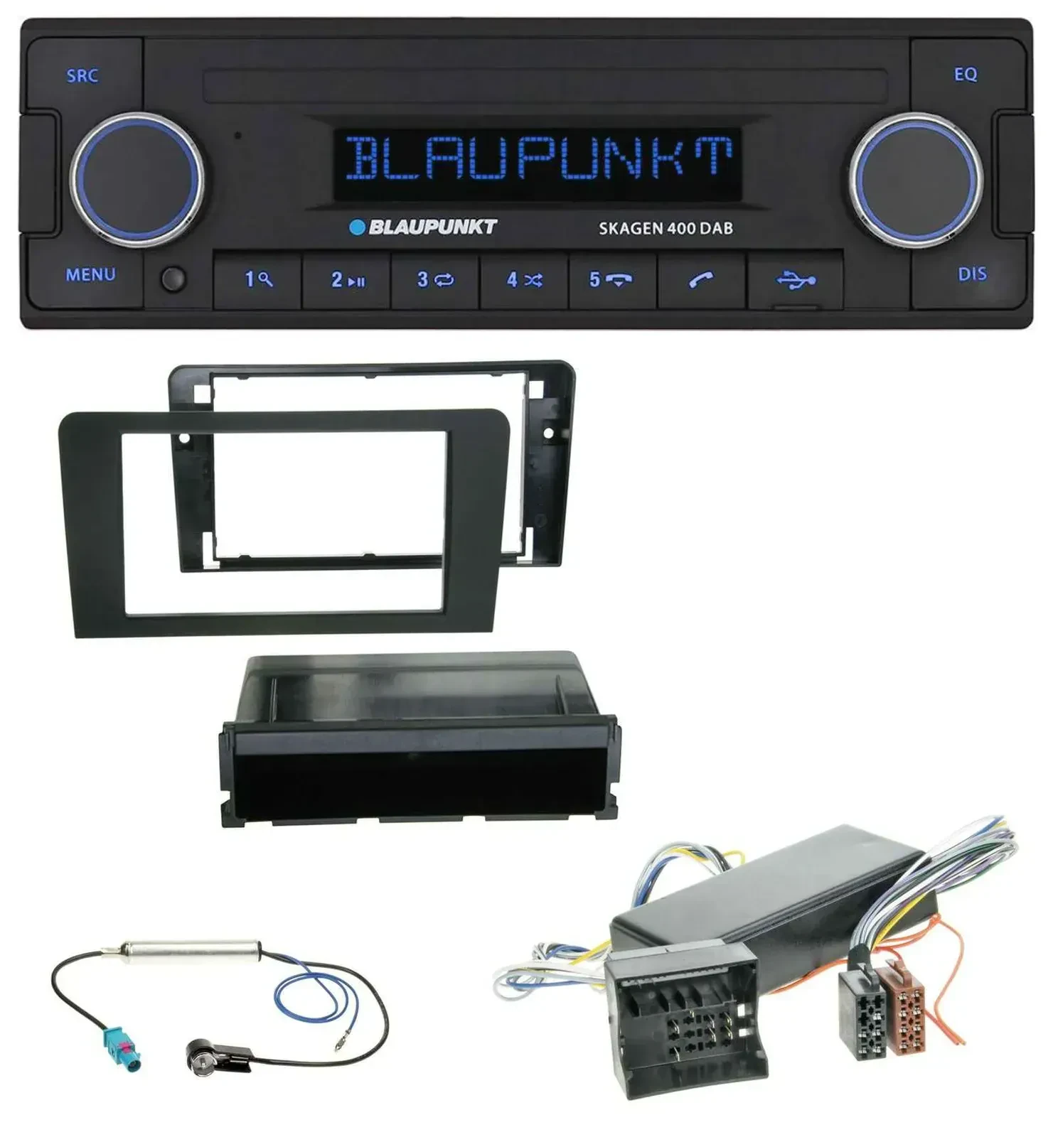 Blaupunkt DAB USB Bluetooth MP3 Autoradio für Audi A3 06-12 8P Symphony Bose Akt