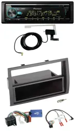 Pioneer MP3 Lenkrad CD USB DAB Autoradio für Fiat Ducato 2008-2011 schwarz