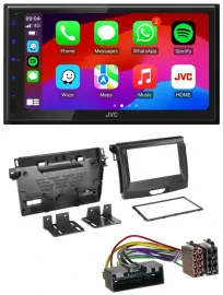 JVC Bluetooth 2DIN MP3 DAB USB Autoradio für Ford Ranger 2AB ab 04/2015