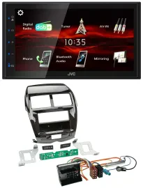 JVC USB Bluetooth MP3 DAB 2DIN Autoradio für Citroen C4 Mitsubishi ASX Peugeot 4