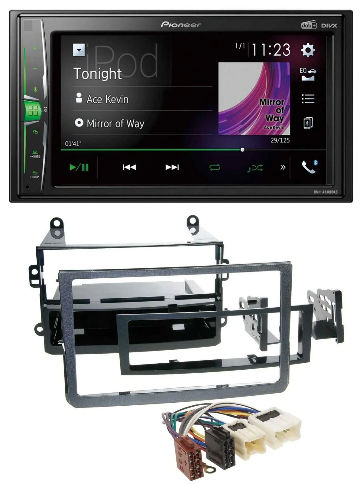 Автомагнитола для Nissan 350Z Pioneer 2 DIN MP3 DAB USB Bluetooth