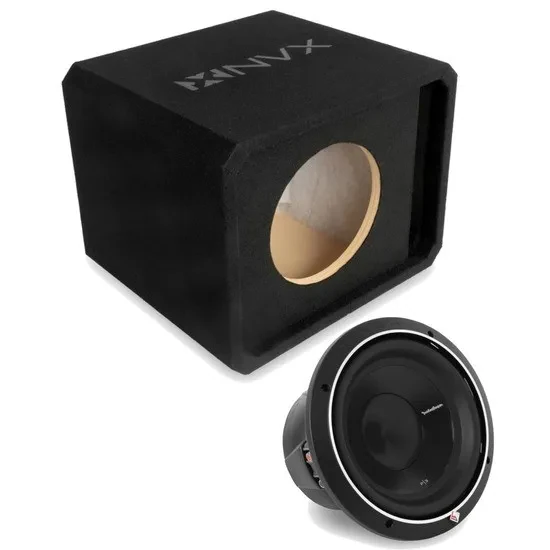 Сабвуфер для авто NVX NE101P 10" в фазоинверторном корпусе (slot), 3/4" MDF