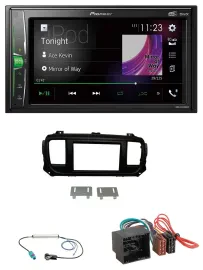 Pioneer 2DIN MP3 DAB USB Bluetooth Autoradio für Citroen Jumpy Spacetourer ab 20