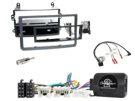 Einbauset Lenkradadapter Doppel DIN Autoradio für Nissan 350Z 2005-2009 Roadster