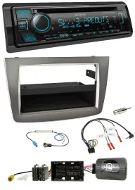 Kenwood Bluetooth USB CD Lenkrad DAB Autoradio für Alfa Mito 2014-2018 955 silbe