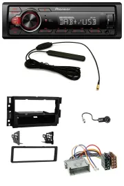 Автомагнитола для Buick Enclave 2008–2012, Lucerne с 2006 Pioneer 1-DIN, DAB, USB, AUX, MP3