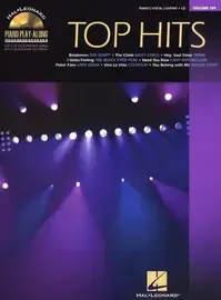 Ноты MusicSales PIANO PLAY ALONG VOLUME 109 TOP HITS PIANO BK/CD