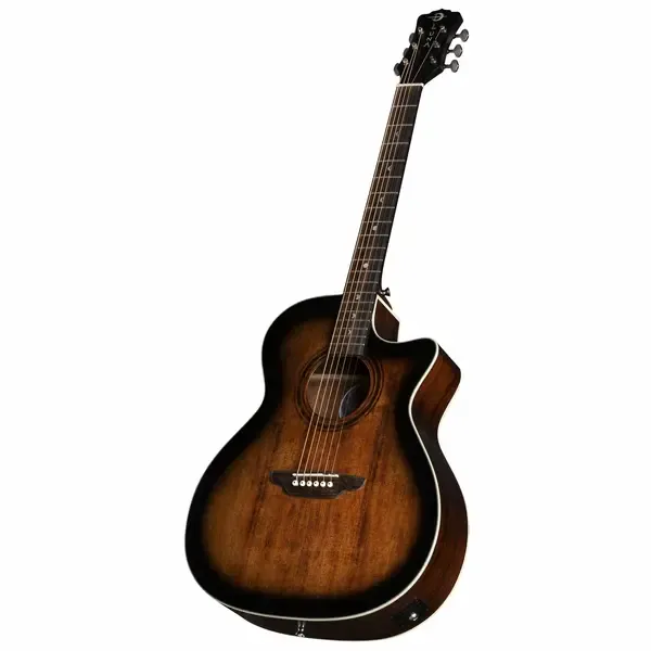 Электроакустическая гитара Luna Art Vintage Grand Auditorium CAW Acoustic-Electric Guitar, Distressed Vinta