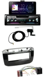 Pioneer DAB Bluetooth MP3 USB Autoradio für Fiat Punto Punto Evo (ab 2011)