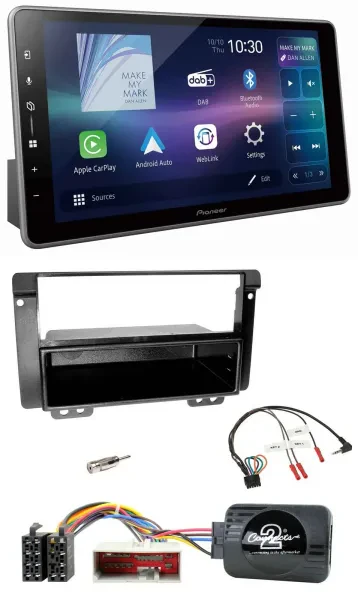 Pioneer Bluetooth USB DAB Lenkrad Autoradio für Landrover Freelander 2004-2006