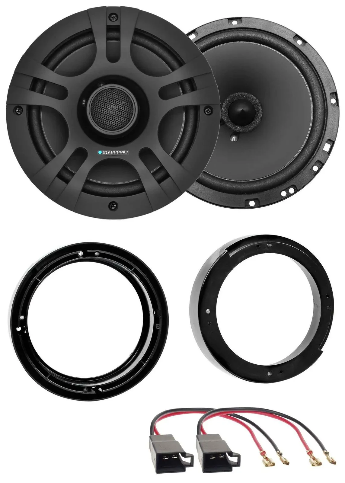 Blaupunkt 220Watt 16,5cm 2-Wege Lautsprecher für VW Fox Lupo Polo Fronttür Auto