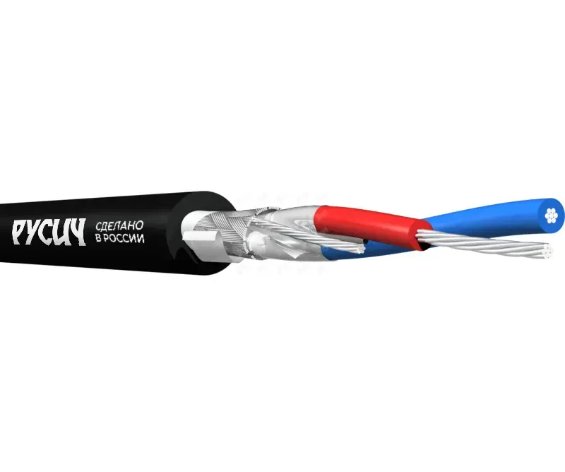 Кабель в бухте РУСИЧ КЦЭ-2022нг(А)-HF DMX-512 AES/EBU 100 м