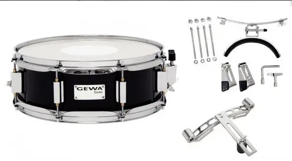 Маршевый малый барабан Gewa Birch Black Chrome HW SH