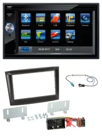 Автомагнитола для Fiat Doblo (с 2015) Blaupunkt 2DIN, Bluetooth, USB, SD, AUX, чёрная
