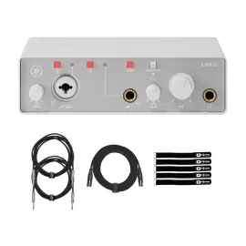 Yamaha Pro Audio UR12MK3 W White Audio Interface with Cables Package