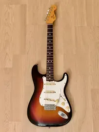 Электрогитара Fender Fullerton American Vintage '62 Stratocaster SSS Sunburst w/case USA 1982