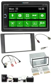 Blaupunkt Bluetooth 2DIN Lenkrad DAB USB TMC Navigation für Ford Kuga 08-12 anth
