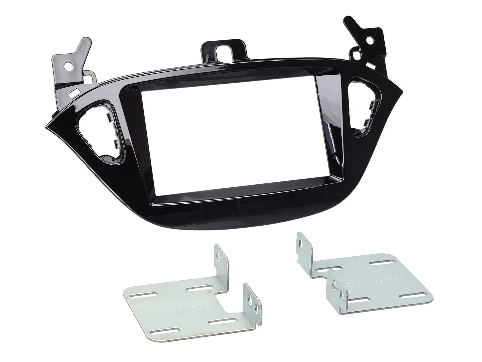 Radioblende Set Doppel DIN Autoradio für Opel Adam ab 2013 Corsa E ab 2015