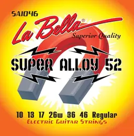 Струны для электрогитары La Bella SA1046 Super Alloy 10-46