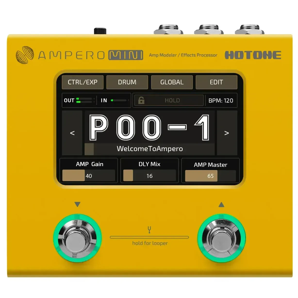 Процессор для электрогитары HOTONE Ampero Mini Marigold