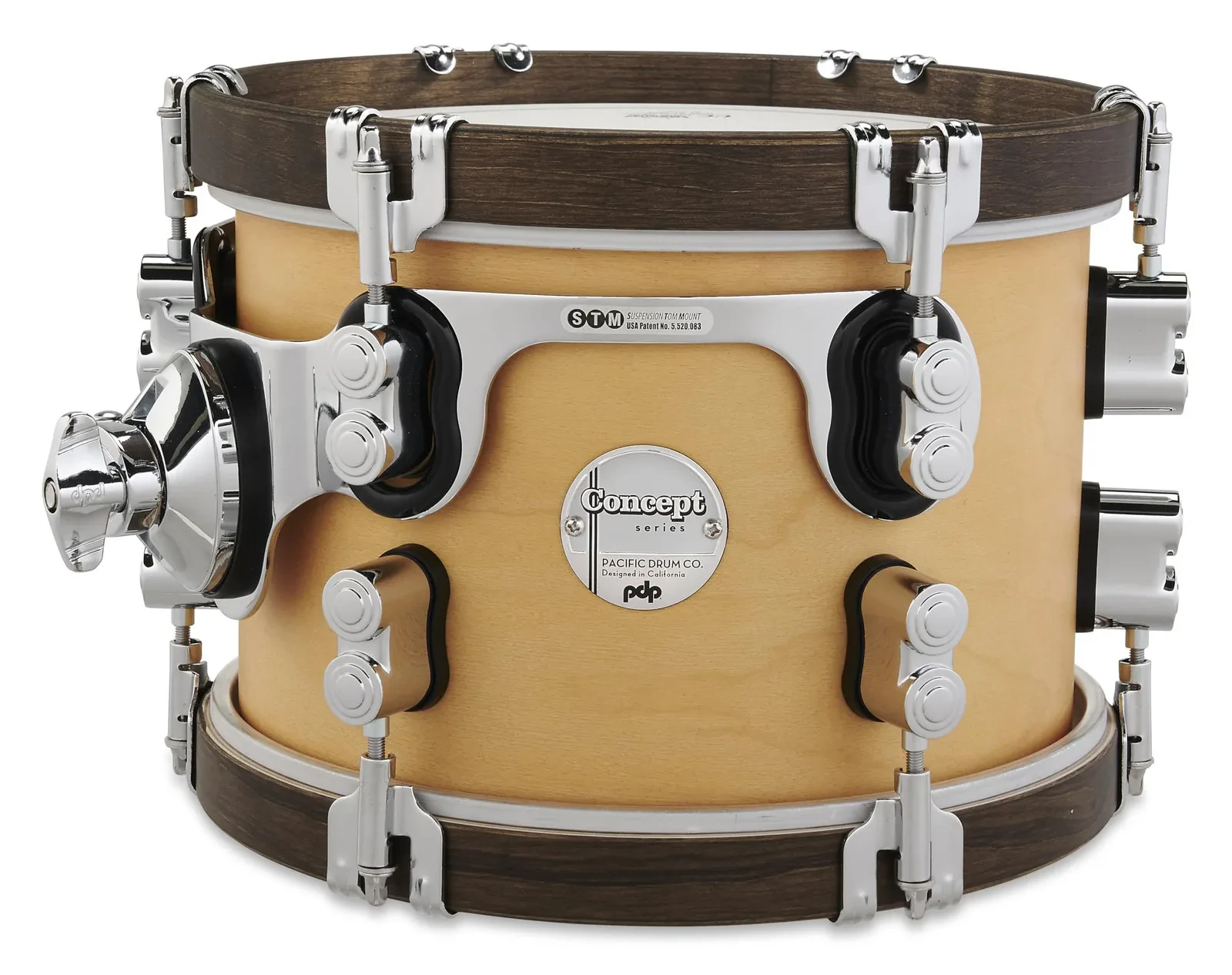 Том-барабан PDP BY DW Concept Classic Tom PDCC0710STNW 7"x10", Natural, ореховые обода
