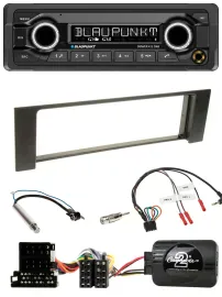 Blaupunkt Bluetooth DAB Lenkrad USB Autoradio für Audi A4 2000-2004 ISO