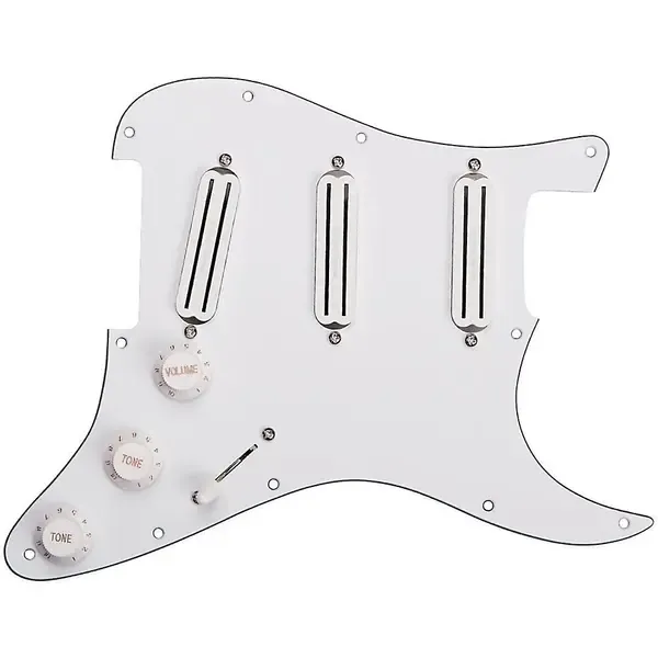 Комплект темброблока Seymour Duncan Triple Rails Loaded Pickguard White