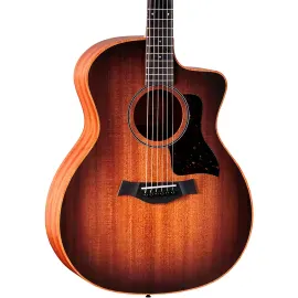 Электроакустическая гитара Taylor Sunset Blvd 24ce Grand Auditorium, вырез, 6-струнная, цвет Sunset Edgeburst, с чехлом