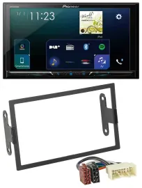 Pioneer MP3 Bluetooth USB 2DIN DAB Autoradio für Nissan Xterra 2000-2004