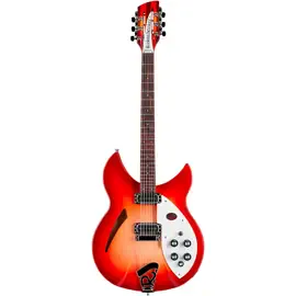 Электрогитара полуакустическая Rickenbacker Model 330 12-String Semi-Hollow Electric Guitar, Fireglo