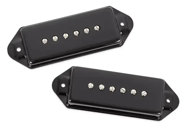 Комплект звукоснимателей для электрогитары Seymour Duncan Hot P90 Silencer Dog Ear Black