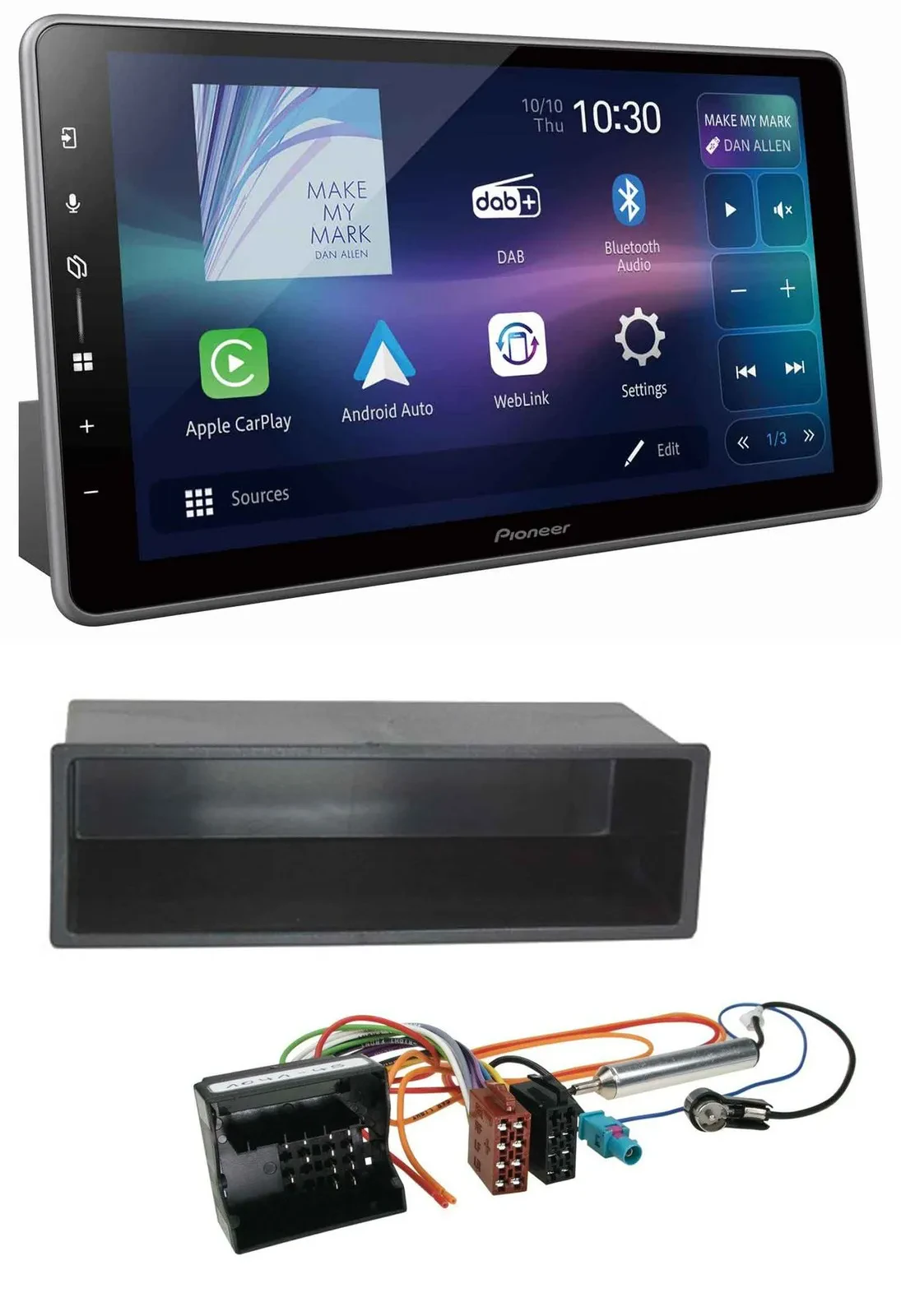 Автомагнитола для Citroen Berlingo/C2/C3/Jumpy Pioneer Bluetooth USB DAB MP3