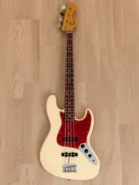 Бас-гитара Fender Jazz Bass '62 Vintage Reissue JB62 Olympic White w/gigbag Japan 2000