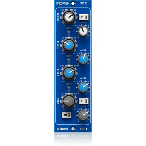 Модуль для студийного синтезатора MIDAS PARAMETRIC EQUALISER 512 V2