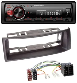 Pioneer Bluetooth USB DAB MP3 Autoradio für Renault Megane Scenic bis 03 schwarz