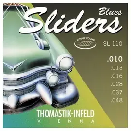 Струны для электрогитары Thomastik SL110 Blues Sliders Medium Light 10-48