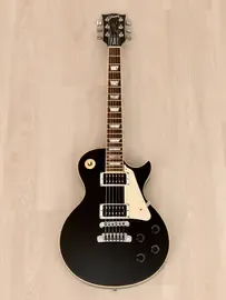 Электрогитара Gibson Les Paul Standard HH Ebony w/case USA 1980