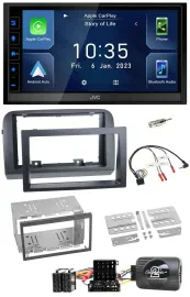 JVC DAB Bluetooth Lenkrad USB 2DIN Autoradio für Fiat Croma 2005-2010