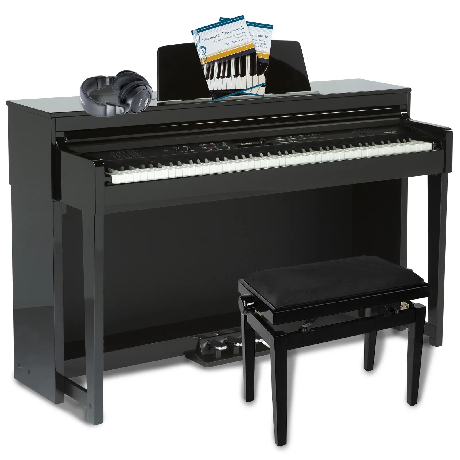 DP 8600 BT PE V2 E-Piano Set, 88 Tasten, Hammermech, USB MIDI, 256 Poly, Bank