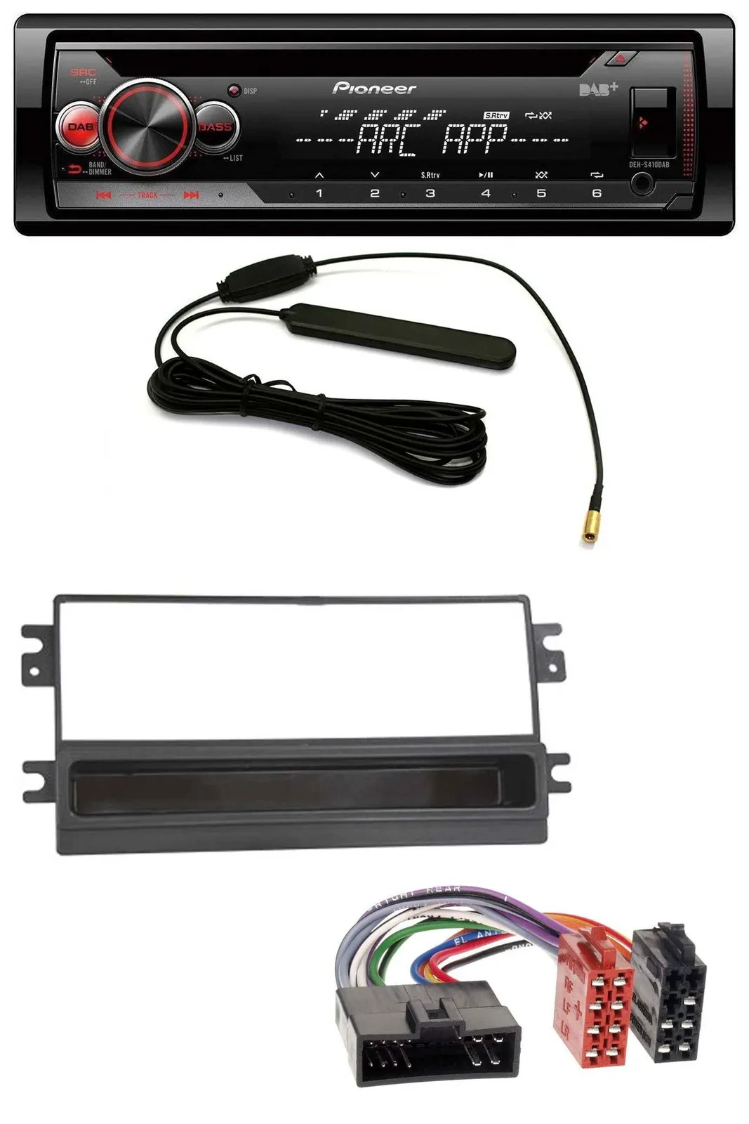 Pioneer CD USB AUX DAB MP3 Autoradio für Kia Clarus Carens FL Carnival Sportage