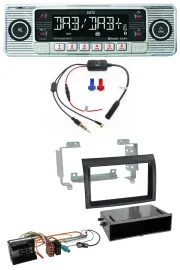 Dietz DAB USB MP3 Bluetooth Autoradio für Citroen Jumper Quadlock 06-11 schwarz