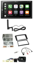 Pioneer USB 2DIN Bluetooth DAB Lenkrad Autoradio für Toyota Avensis 2003-2009