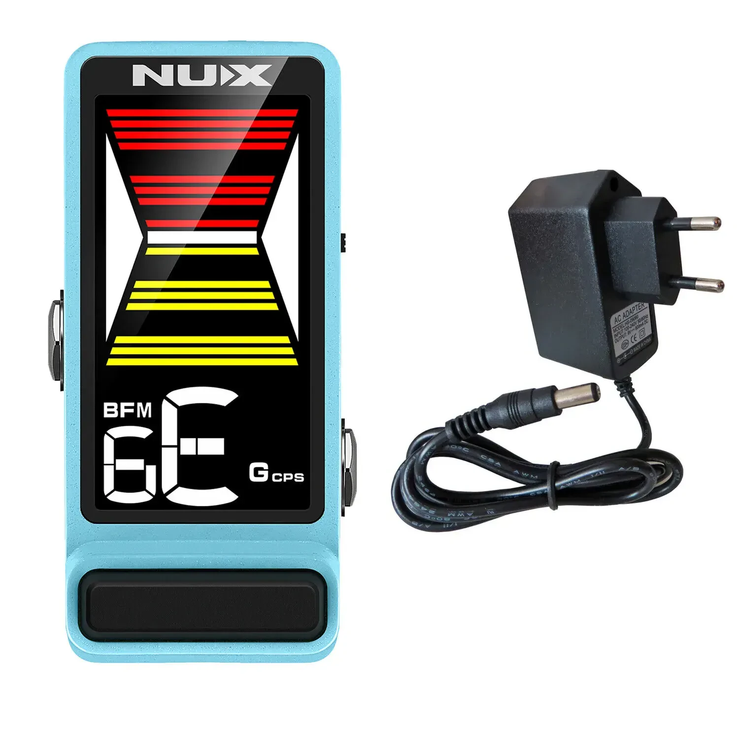 Тюнер педальный Nux NTU-3 MKII Flow Tune с блоком питания