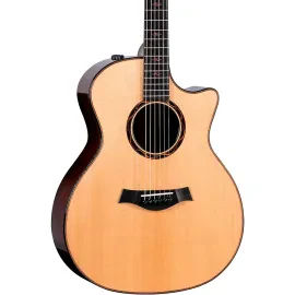 Taylor Custom Torrefied Sitka Spruce-Katalox Grand Auditorium A/E Guitar Natural