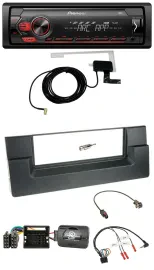 Автомагнитола для BMW 5 Series E39 (2001–2004) Pioneer 1DIN, USB, DAB, MP3, Quadlock, поддержка управления на руле